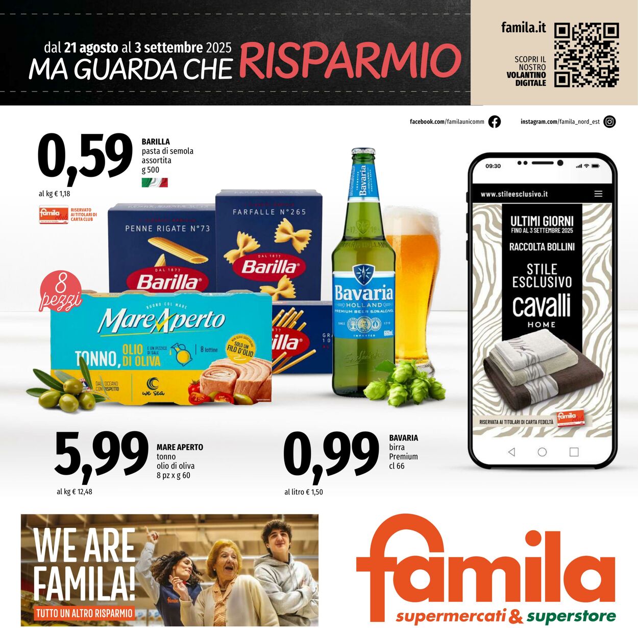 Volantino Famila 21.08.2025 - 03.09.2025