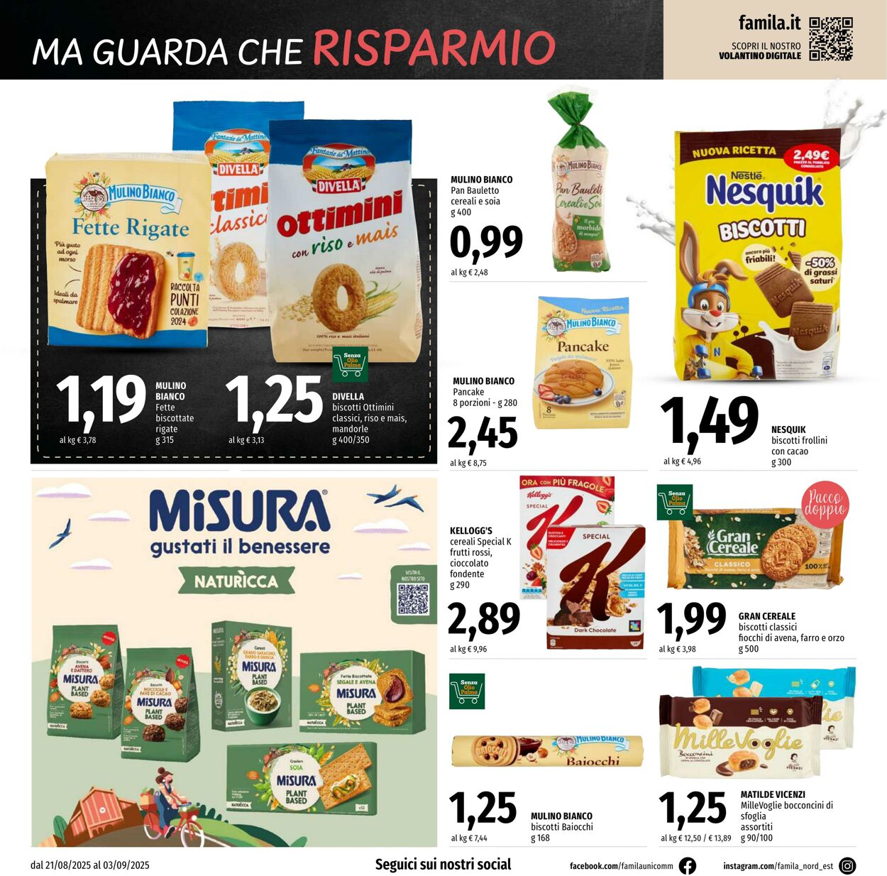 Volantino Famila 21.08.2025 - 03.09.2025