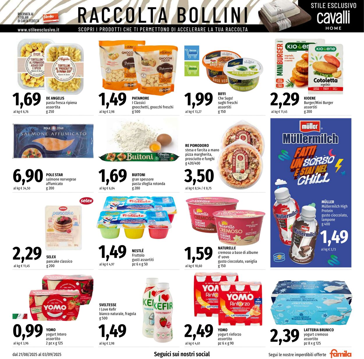 Volantino Famila 21.08.2025 - 03.09.2025