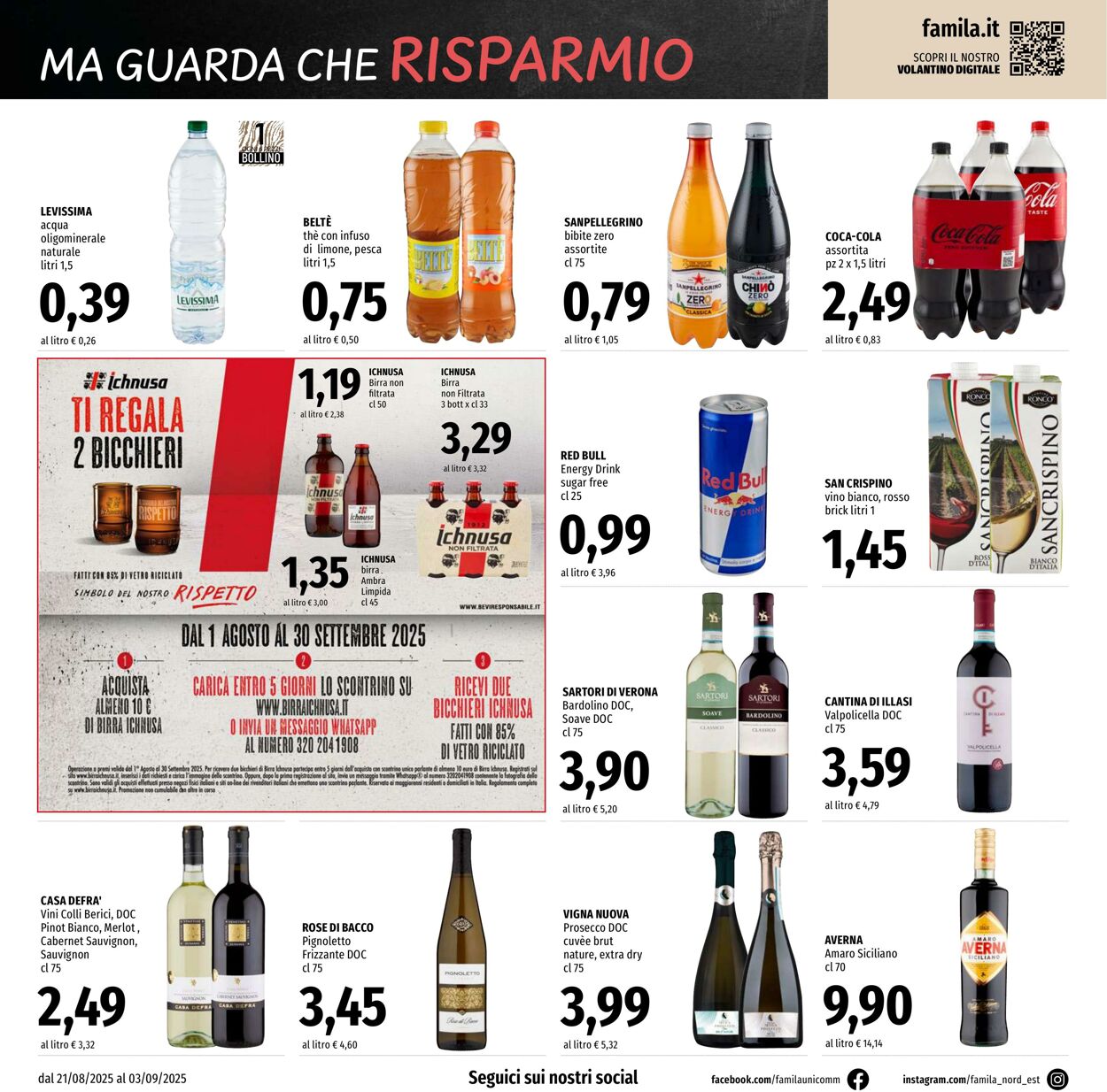 Volantino Famila 21.08.2025 - 03.09.2025
