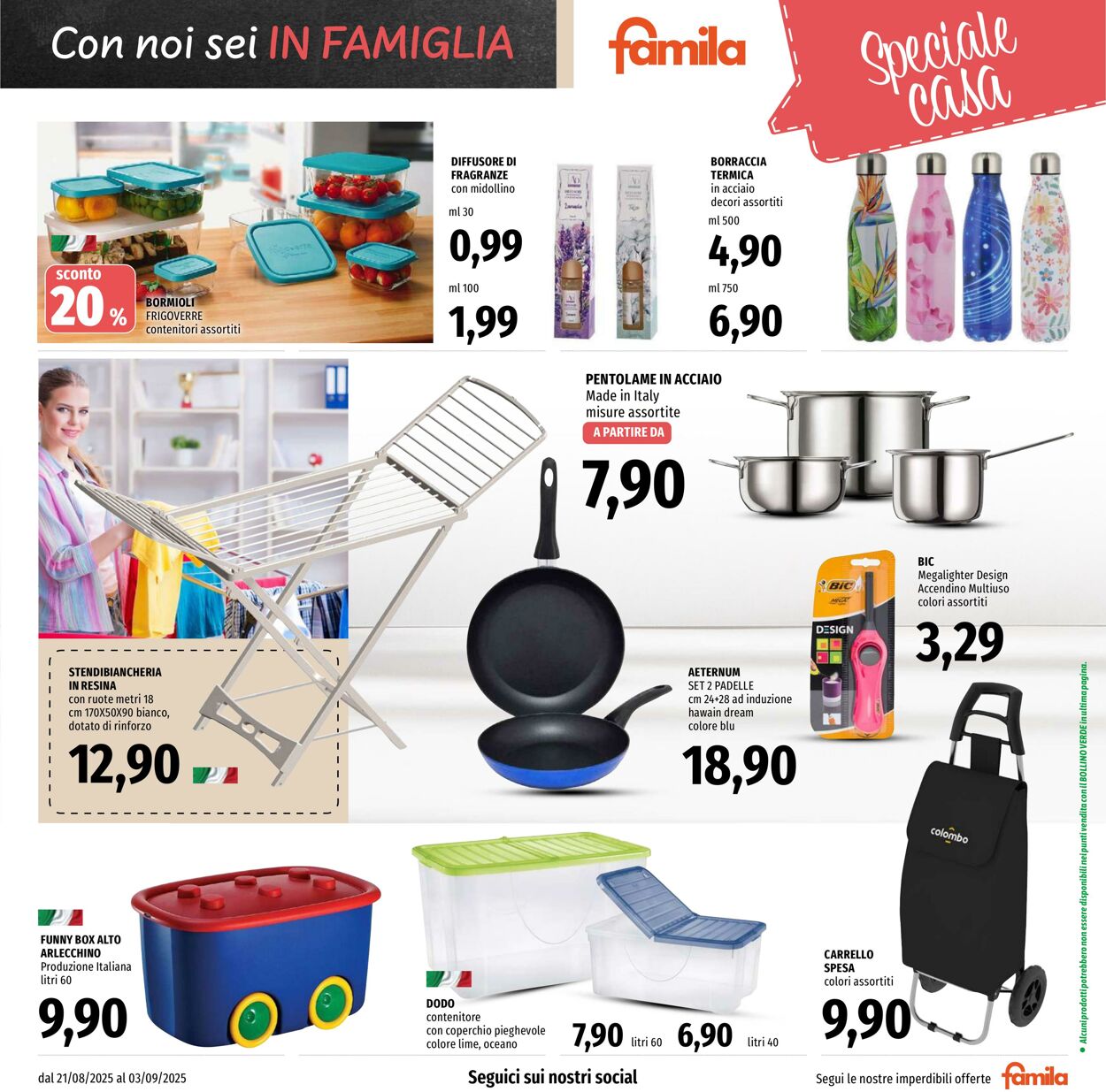 Volantino Famila 21.08.2025 - 03.09.2025