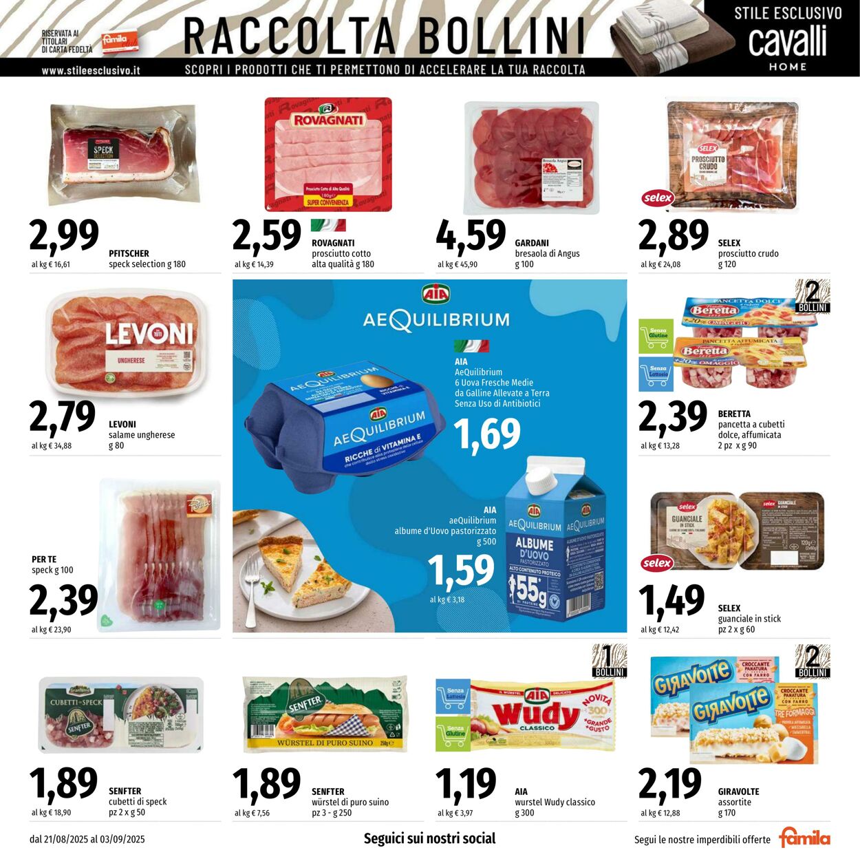 Volantino Famila 21.08.2025 - 03.09.2025
