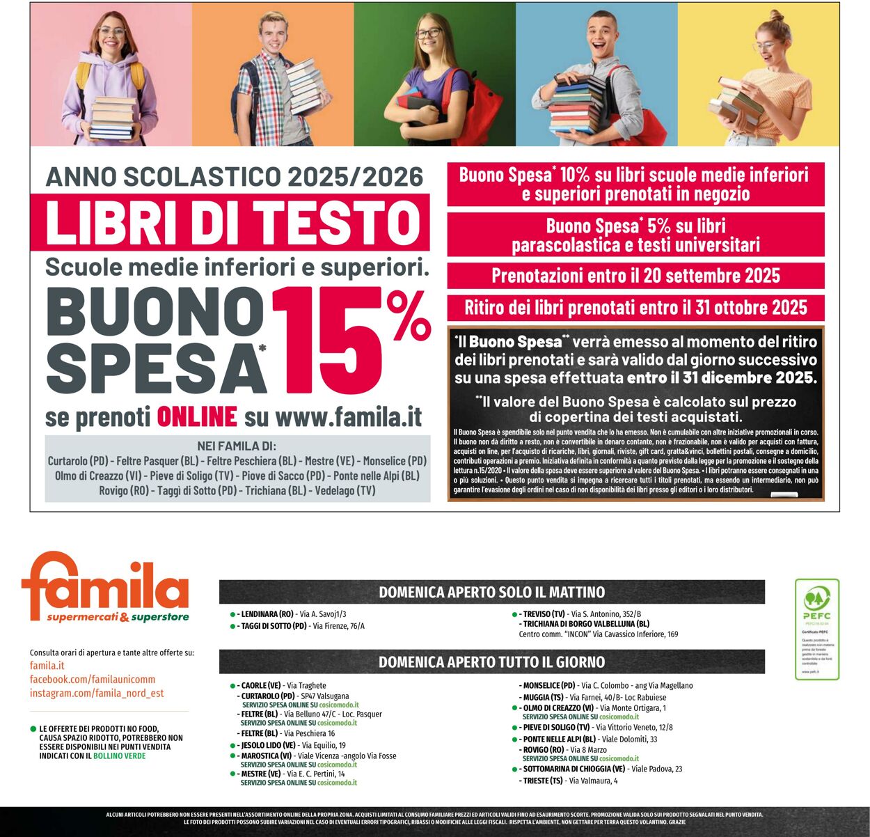 Volantino Famila 21.08.2025 - 03.09.2025