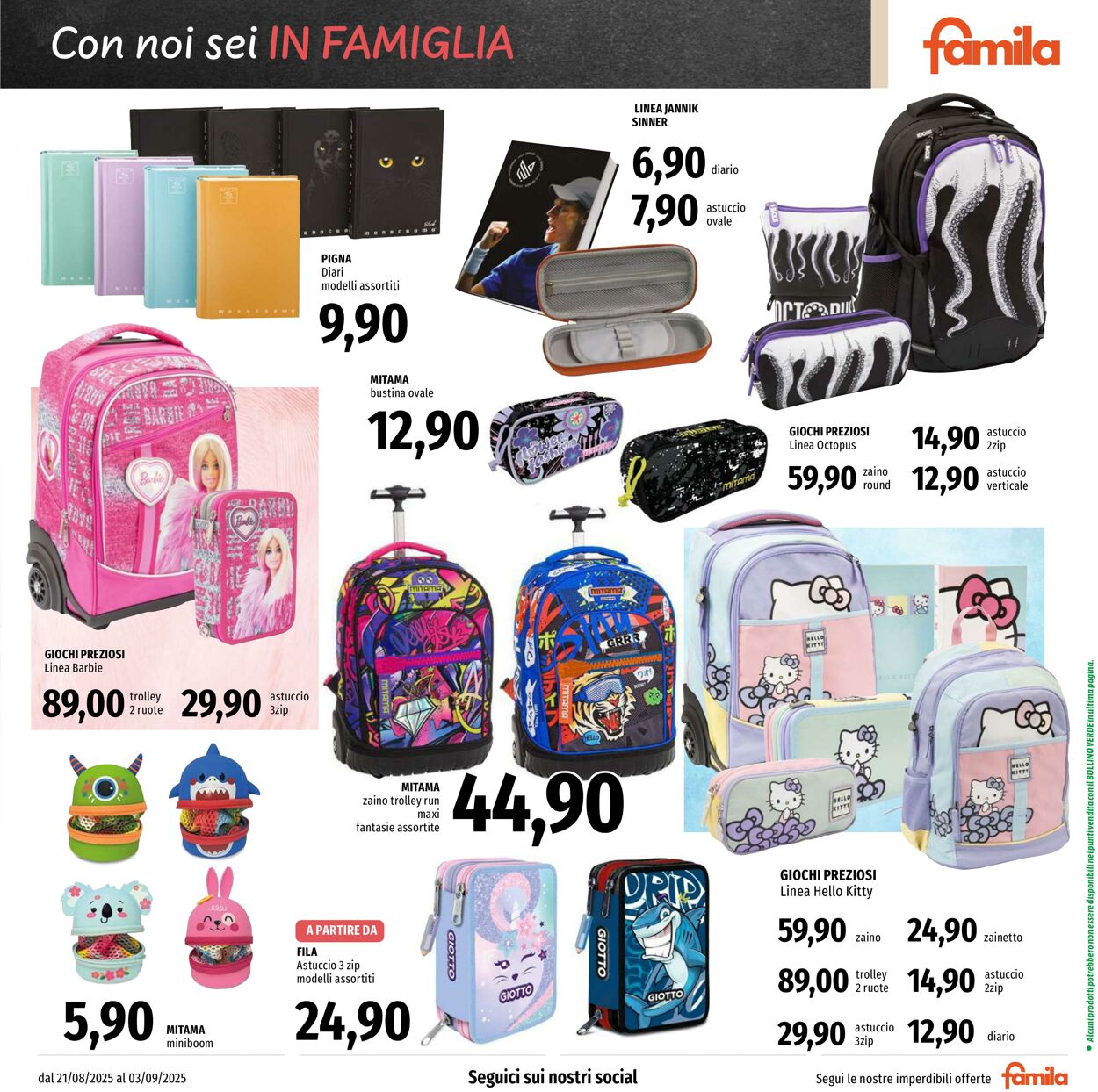 Volantino Famila 21.08.2025 - 03.09.2025