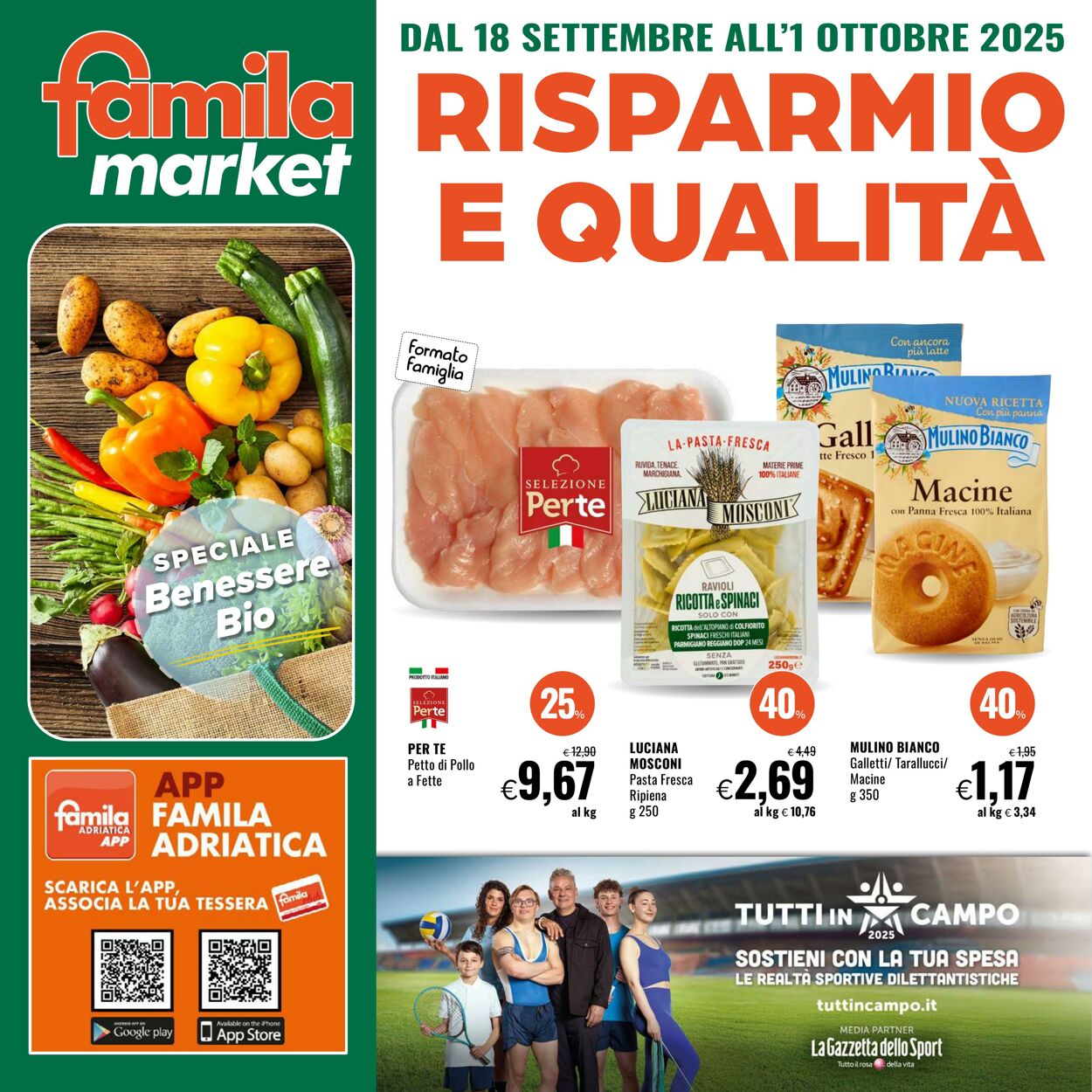 Volantino Famila 18.09.2025 - 01.10.2025