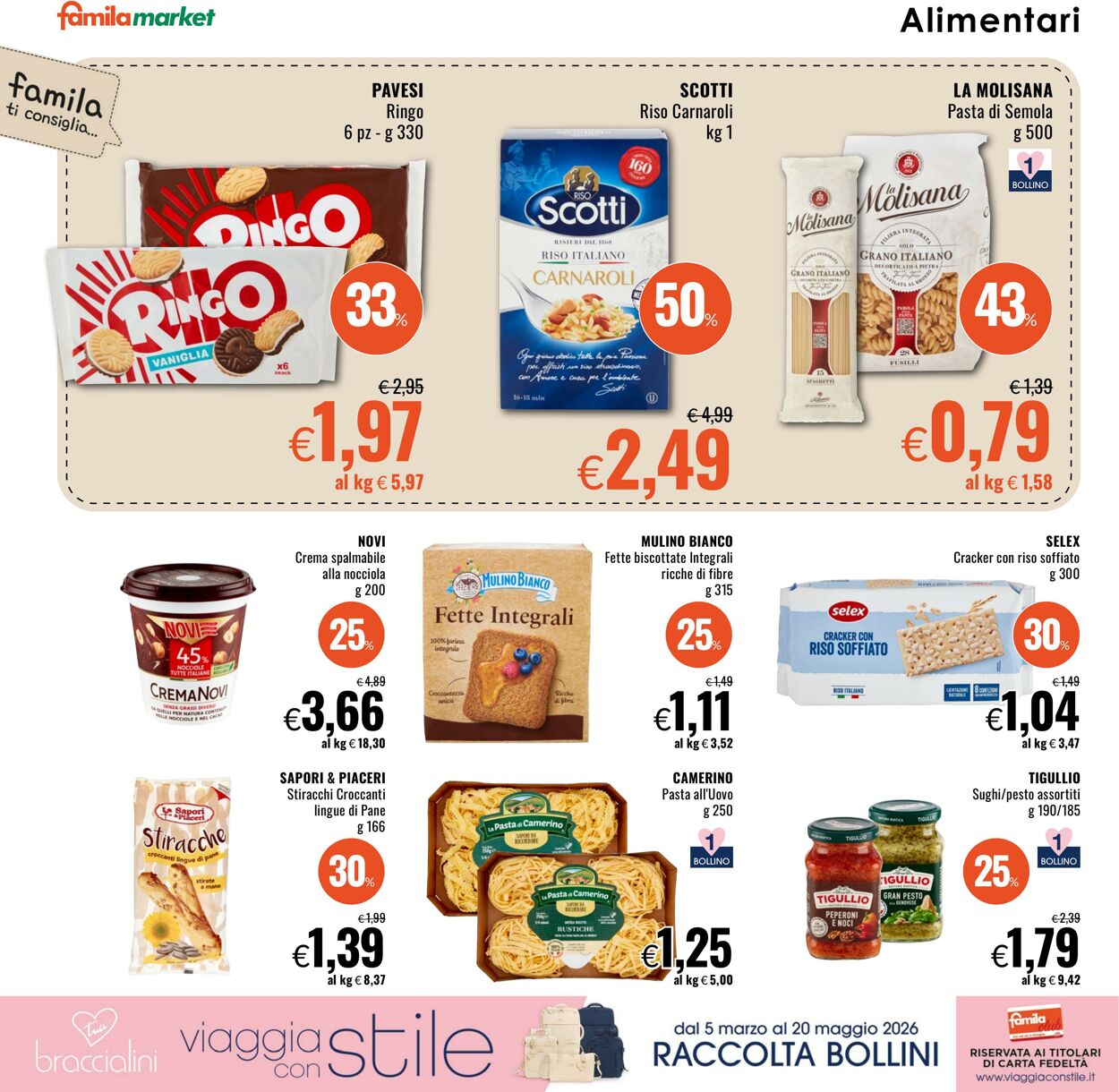 Volantino Famila 16.03.2026 - 25.03.2026