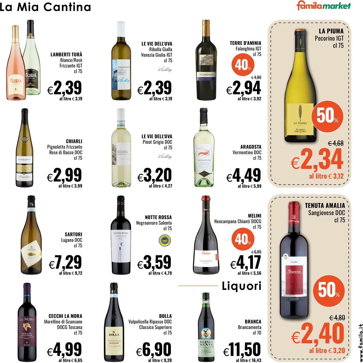 Volantino Famila 16.03.2026 - 25.03.2026