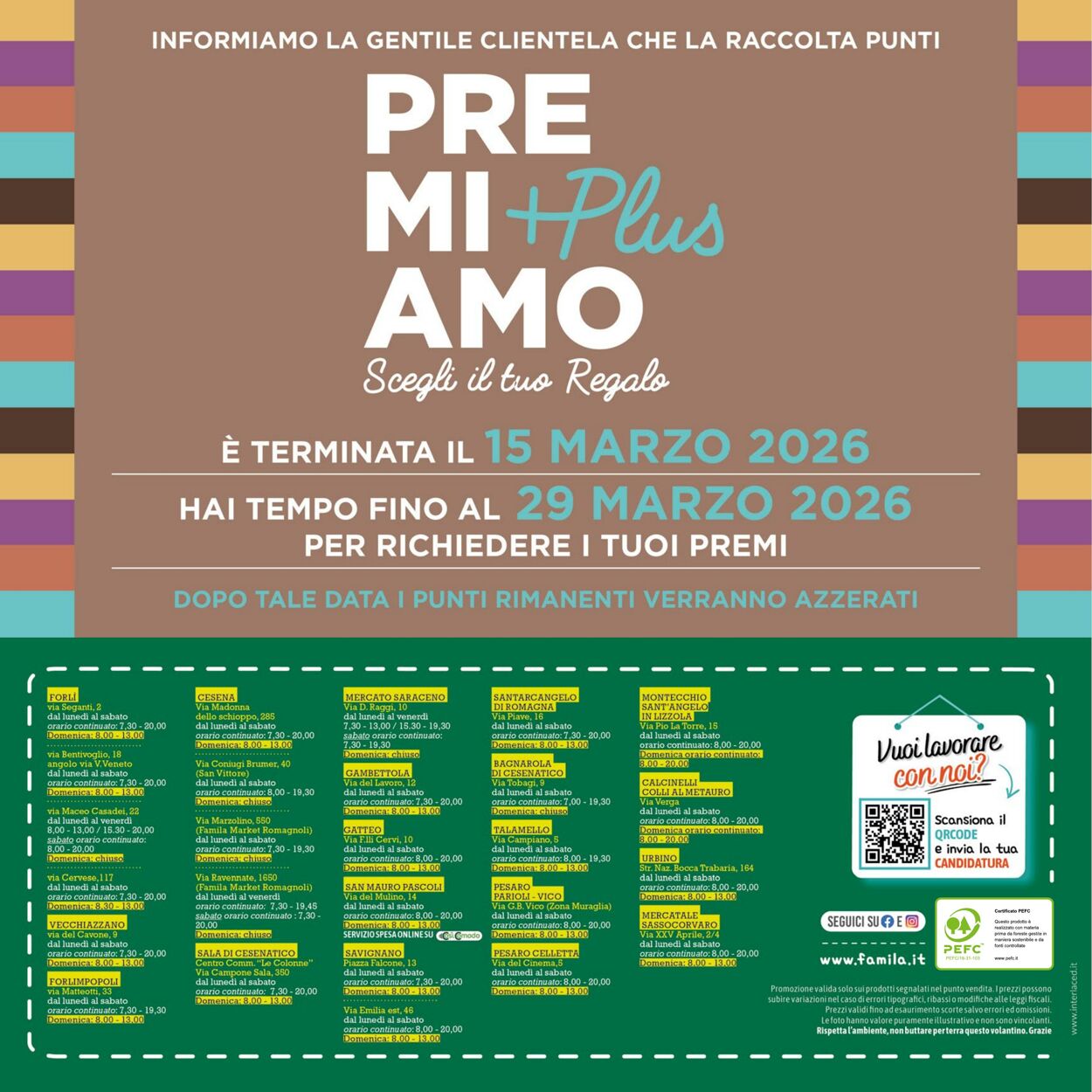 Volantino Famila 16.03.2026 - 25.03.2026