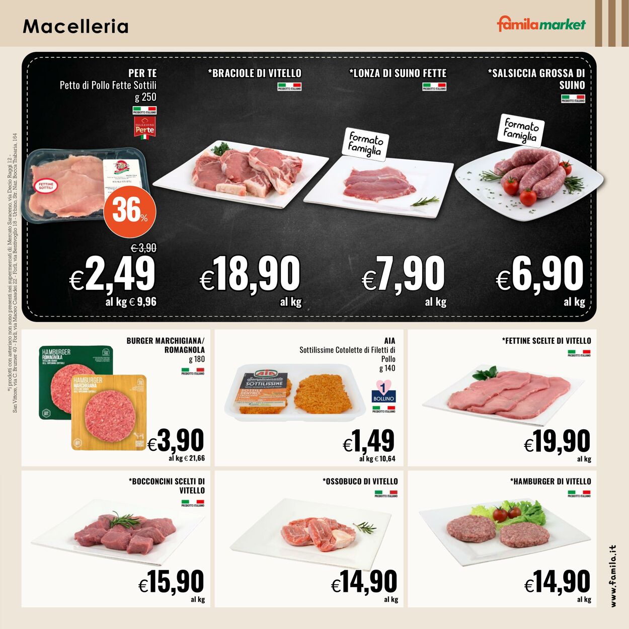 Volantino Famila 16.03.2026 - 25.03.2026