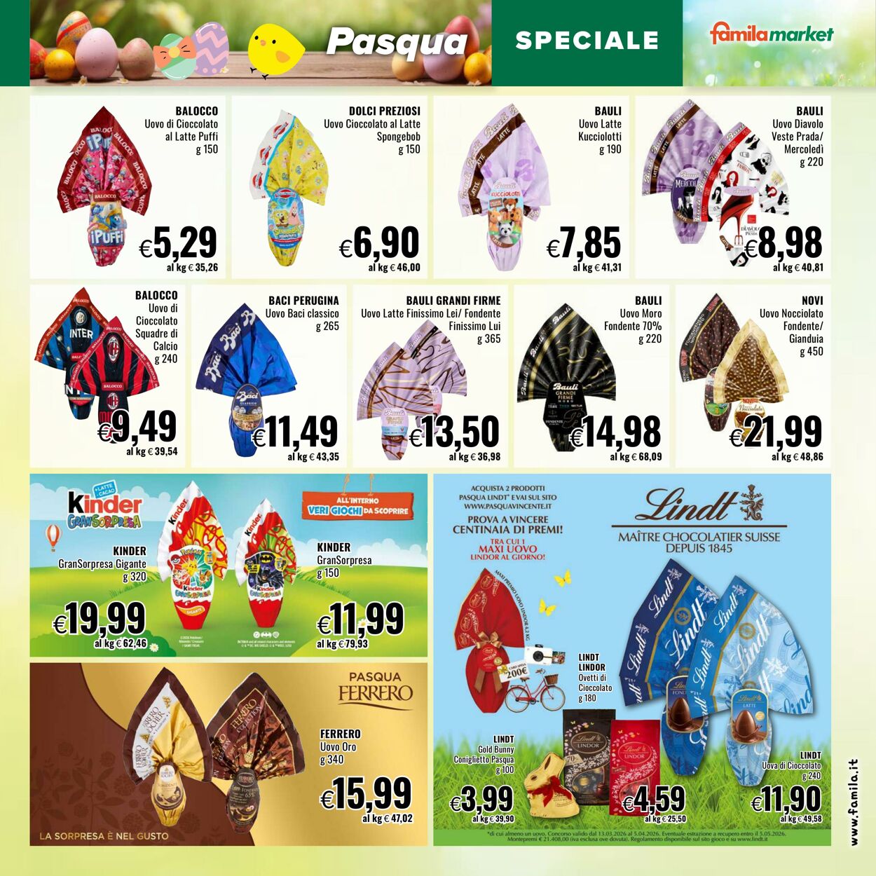 Volantino Famila 26.03.2026 - 08.04.2026