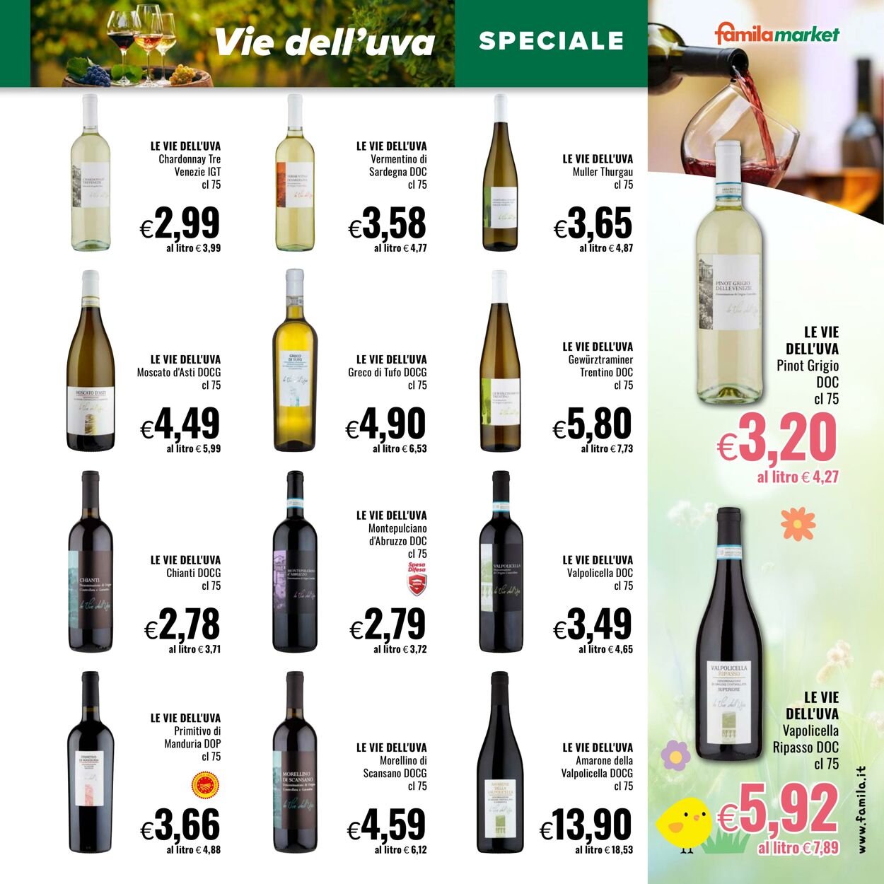 Volantino Famila 26.03.2026 - 08.04.2026