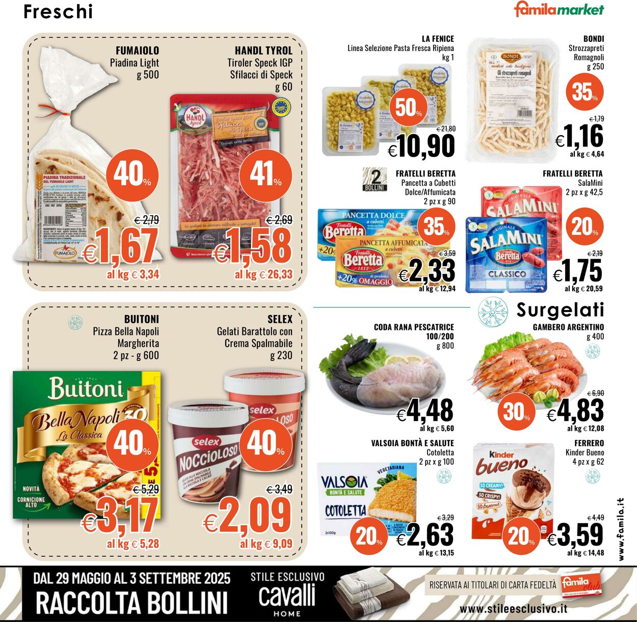 Volantino Famila 21.08.2025 - 03.09.2025