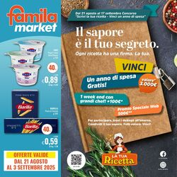 Volantino Famila 21.08.2025 - 03.09.2025