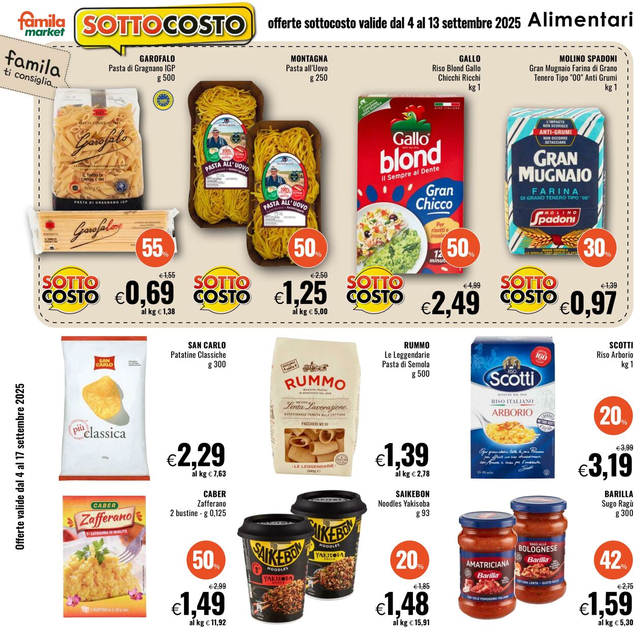 Volantino Famila 04.09.2025 - 17.09.2025
