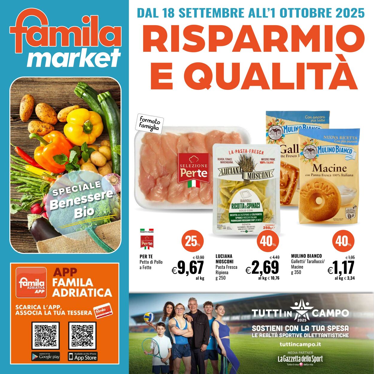 Volantino Famila 18.09.2025 - 01.10.2025