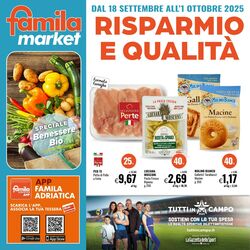 Volantino Famila 18.09.2025 - 01.10.2025