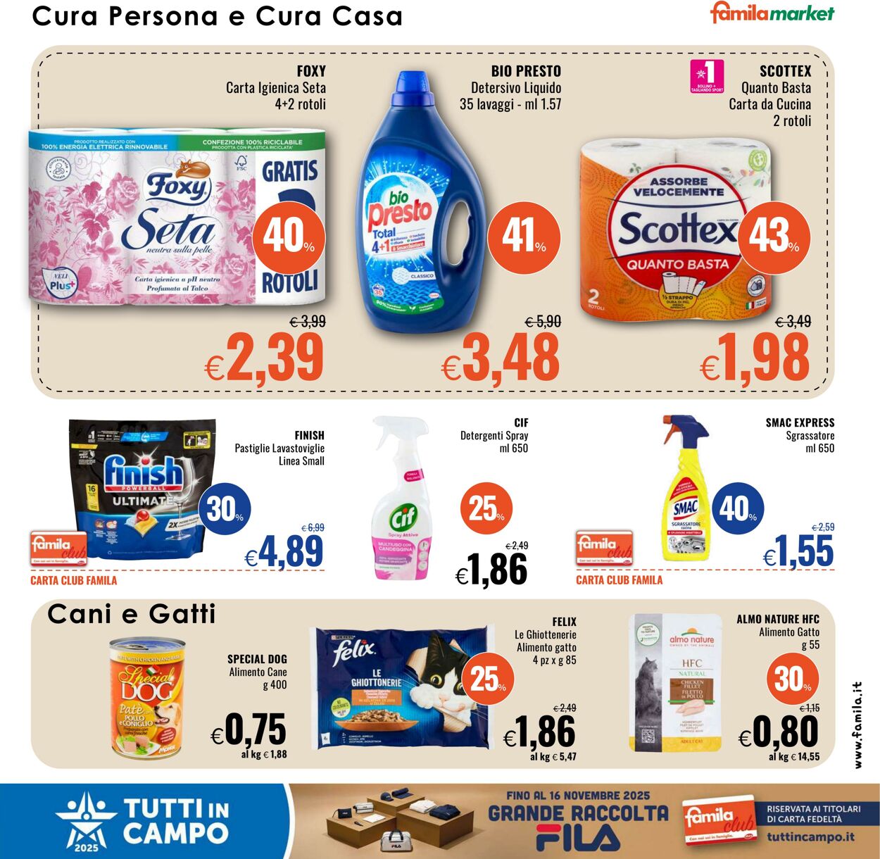 Volantino Famila 02.10.2025 - 15.10.2025