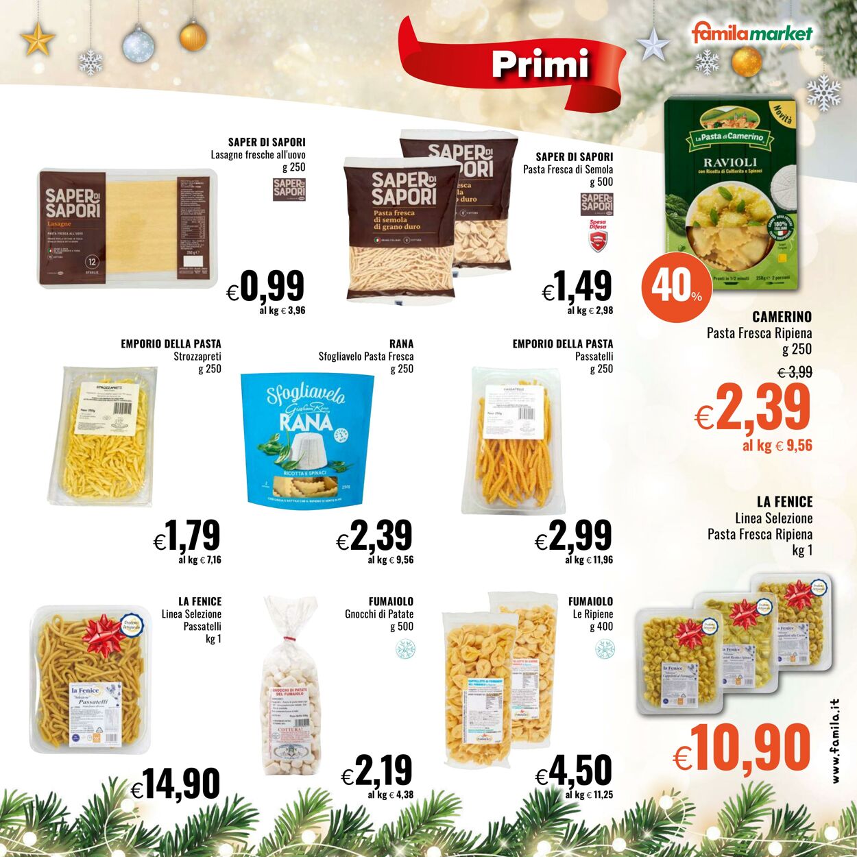 Volantino Famila 11.12.2025 - 24.12.2025