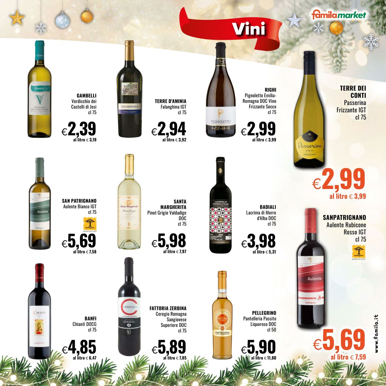 Volantino Famila 11.12.2025 - 24.12.2025