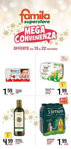 Volantino Famila 13.11.2025 - 22.11.2025