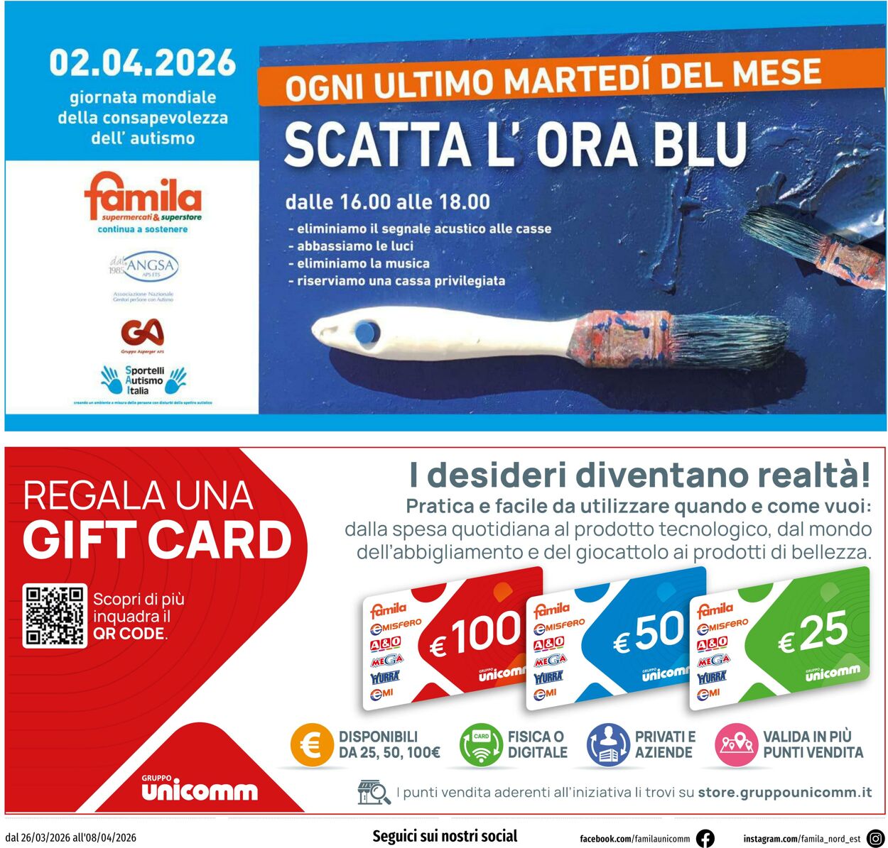 Volantino Famila 26.03.2026 - 08.04.2026