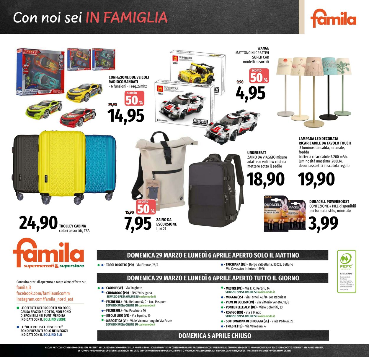 Volantino Famila 26.03.2026 - 08.04.2026