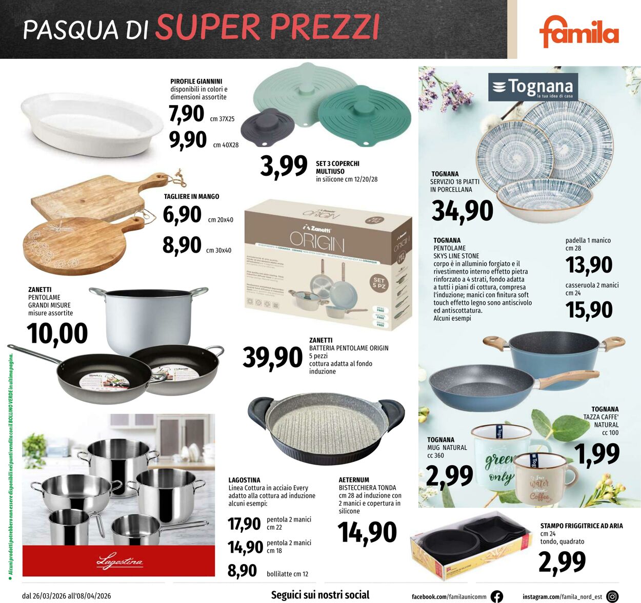 Volantino Famila 26.03.2026 - 08.04.2026