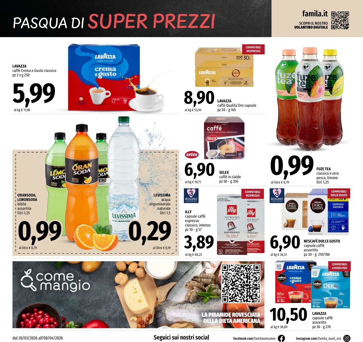 Volantino Famila 26.03.2026 - 08.04.2026