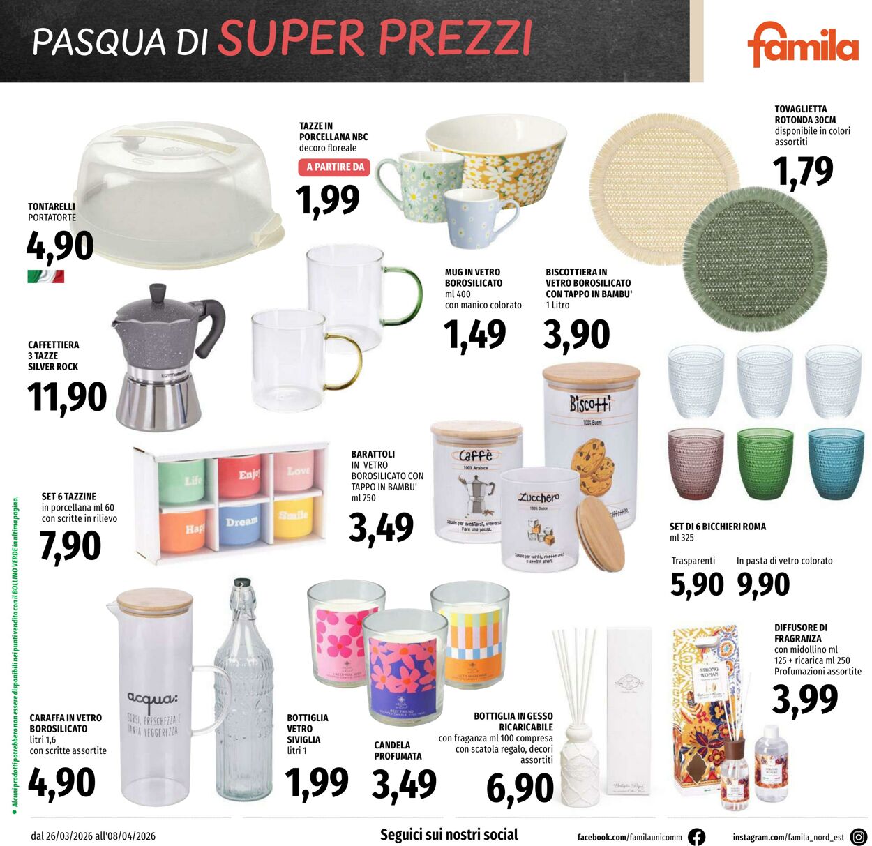 Volantino Famila 26.03.2026 - 08.04.2026