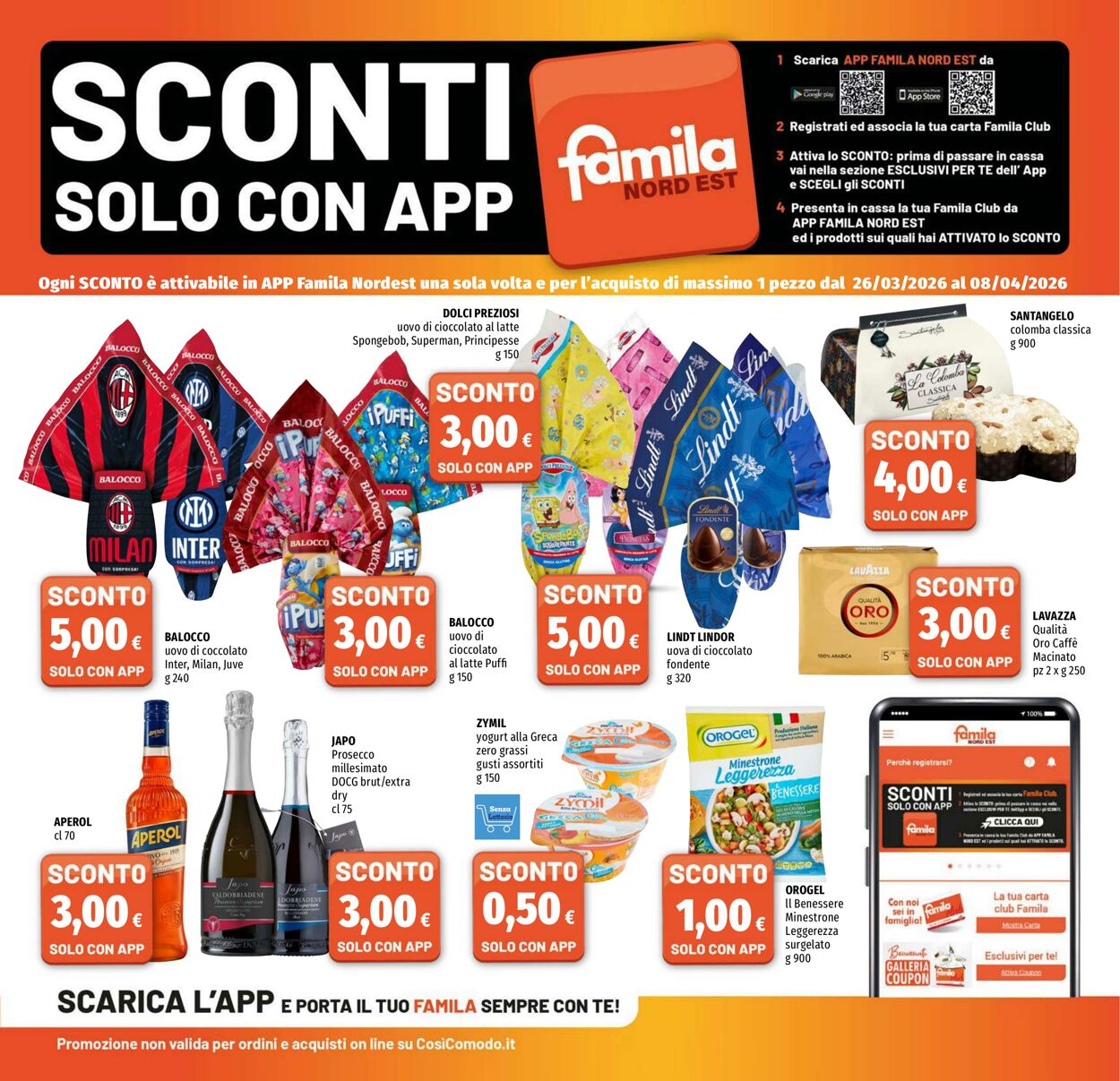 Volantino Famila 26.03.2026 - 08.04.2026