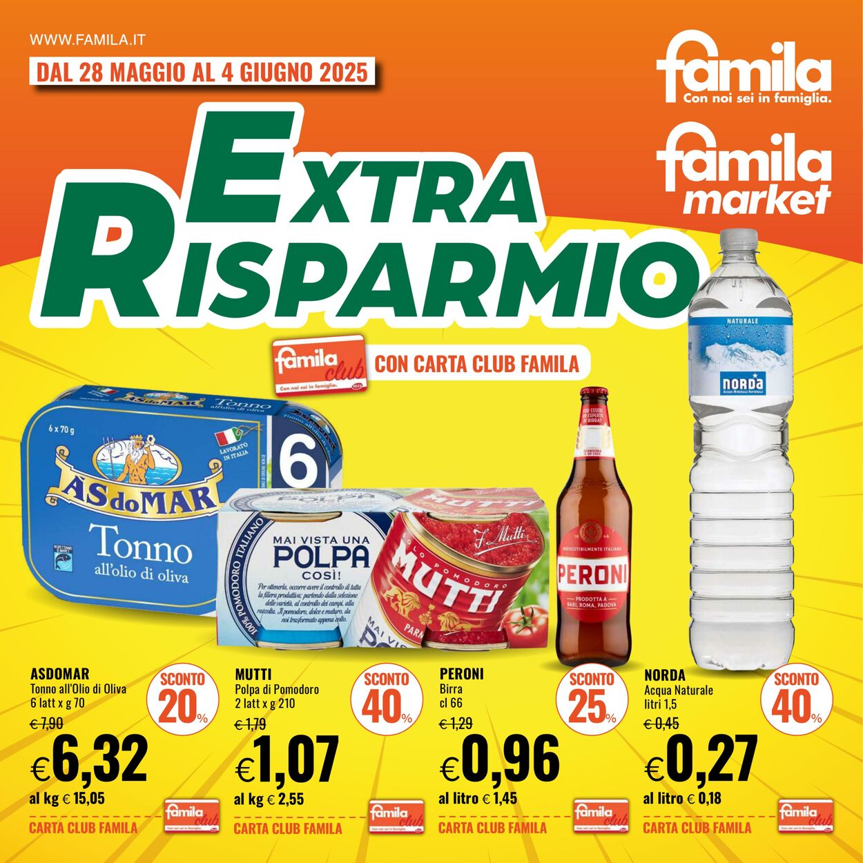 Volantino Famila 28.05.2025 - 04.06.2025