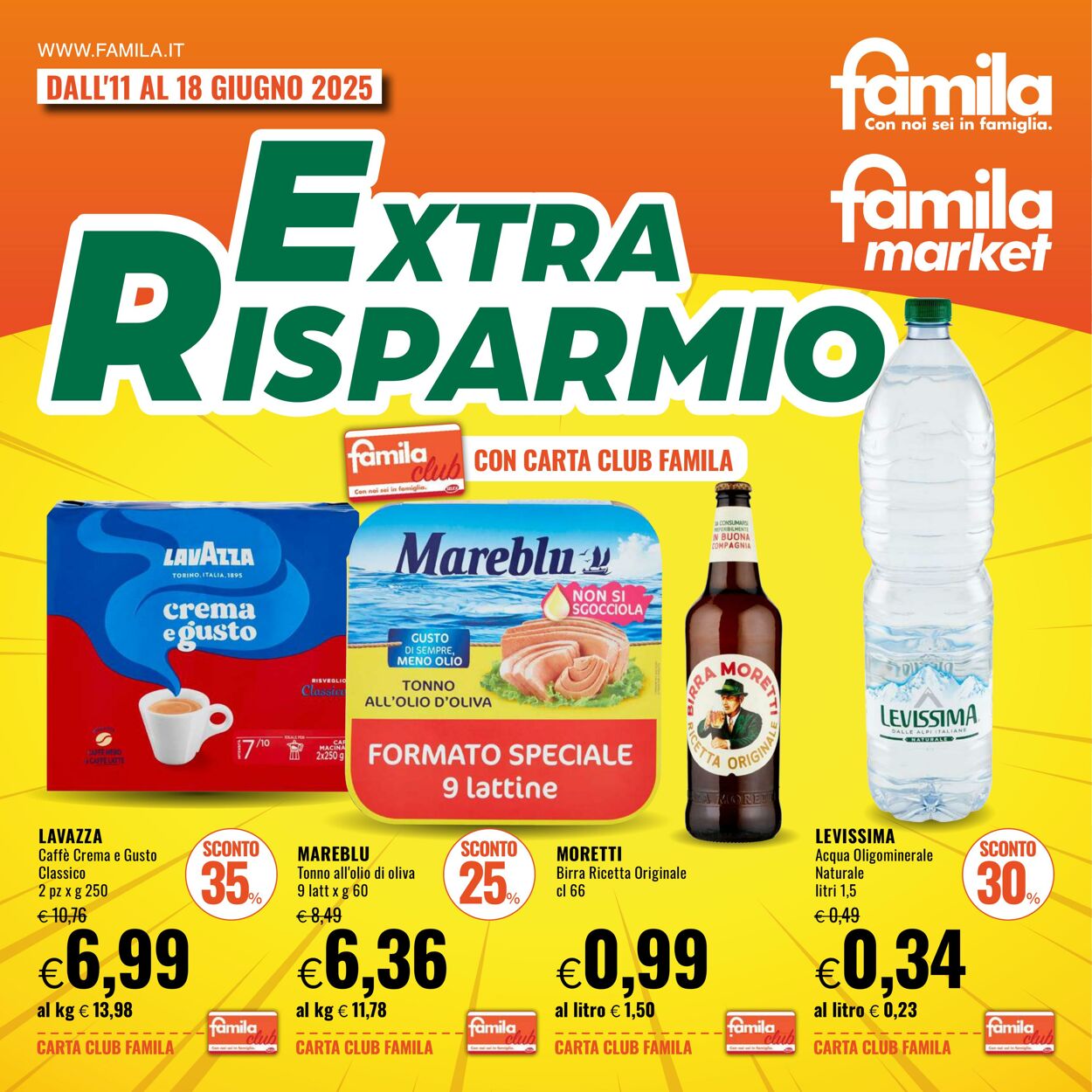 Volantino Famila 11.06.2025 - 18.06.2025