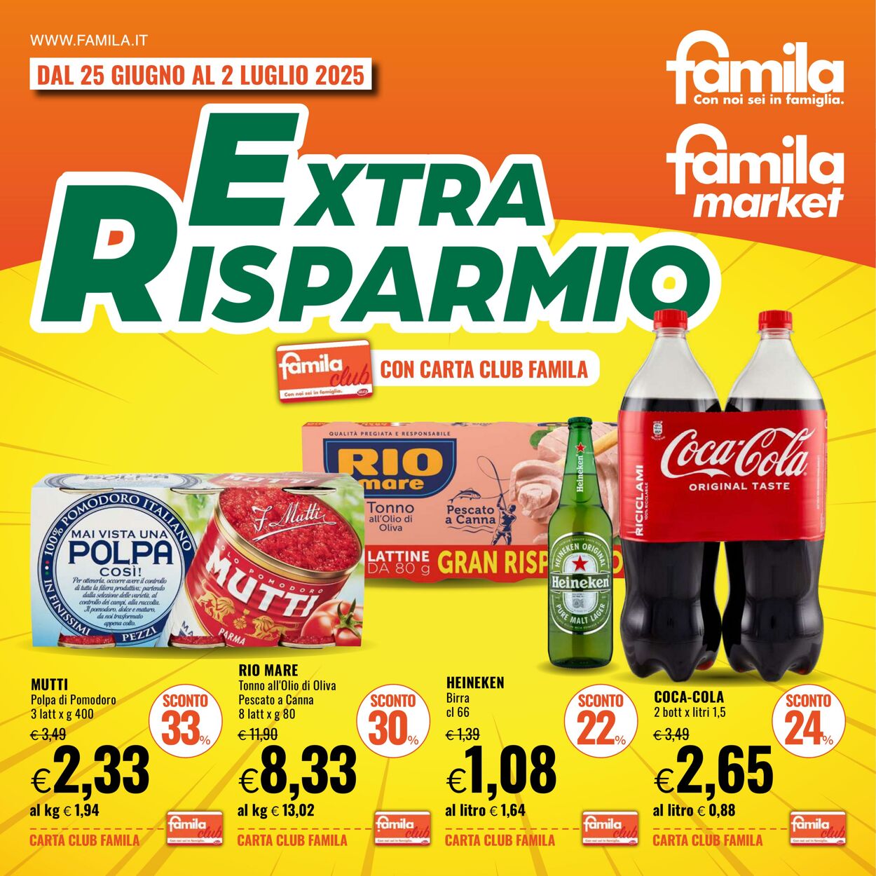 Volantino Famila 25.06.2025 - 02.07.2025