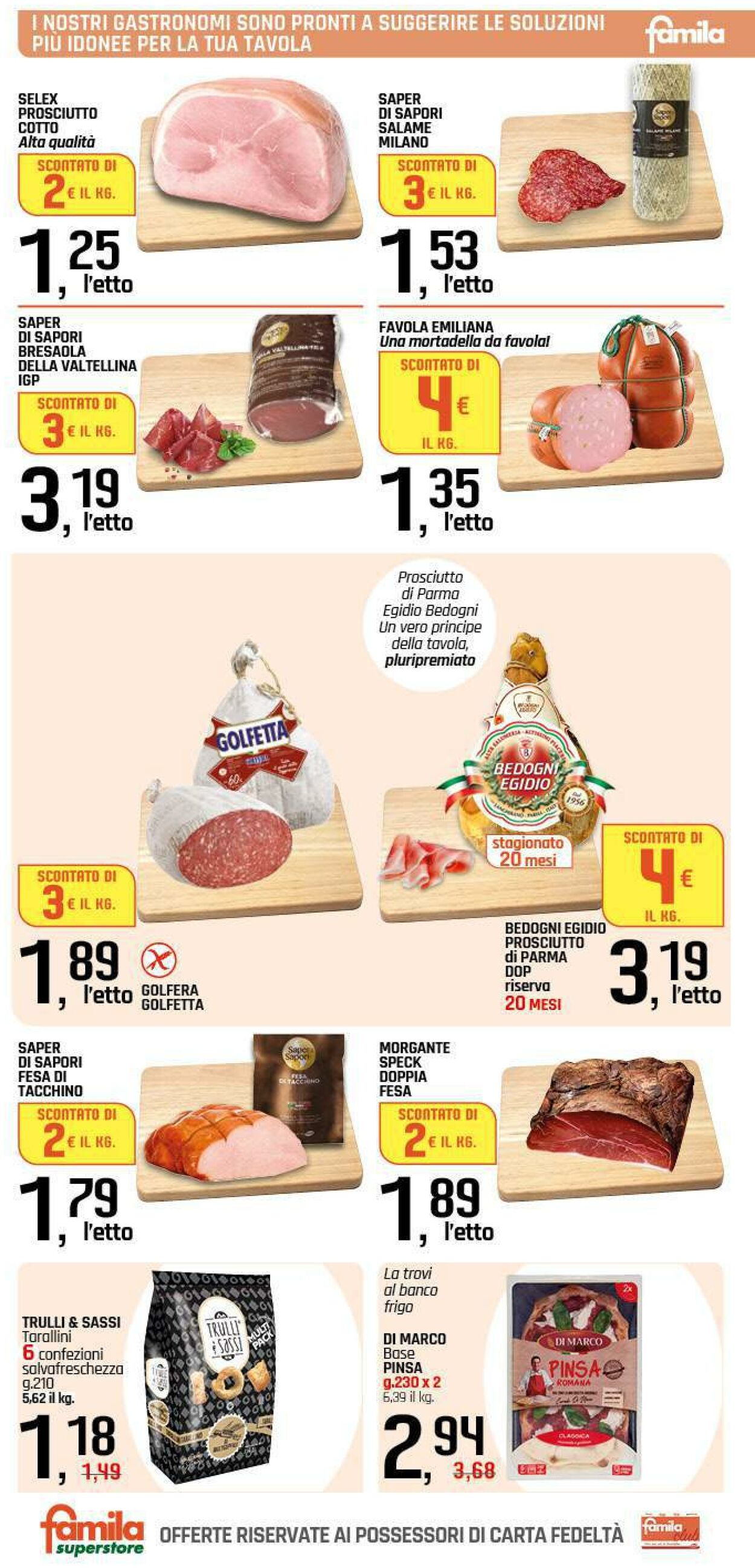 Volantino Famila 18.09.2025 - 27.09.2025