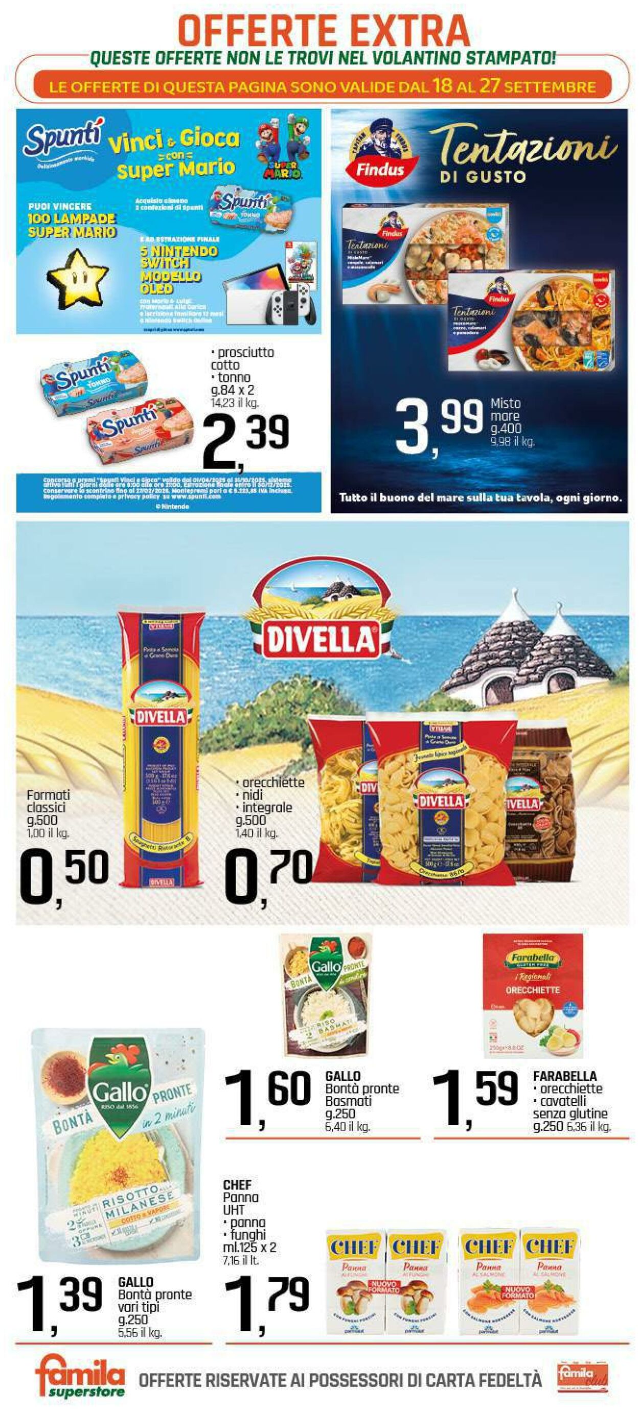 Volantino Famila 18.09.2025 - 27.09.2025