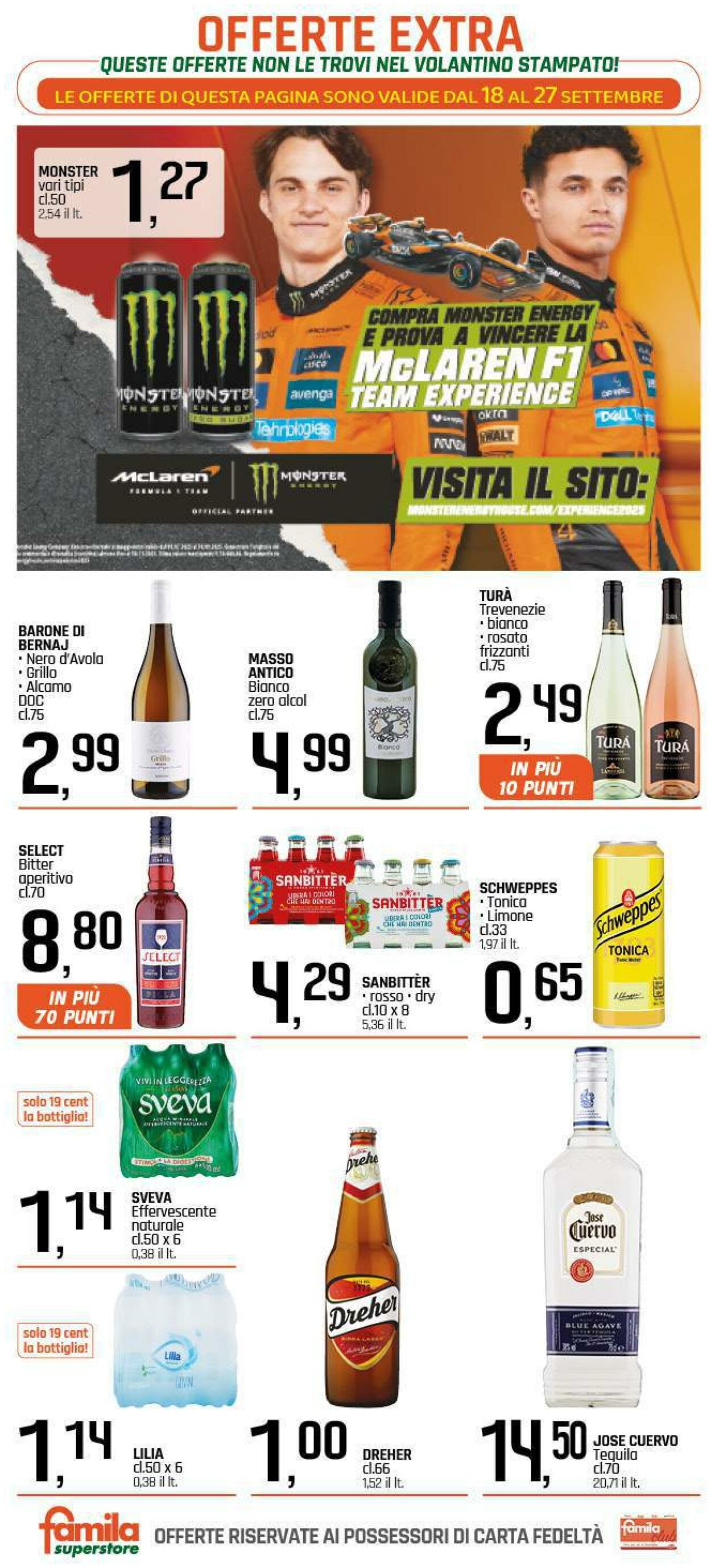 Volantino Famila 18.09.2025 - 27.09.2025