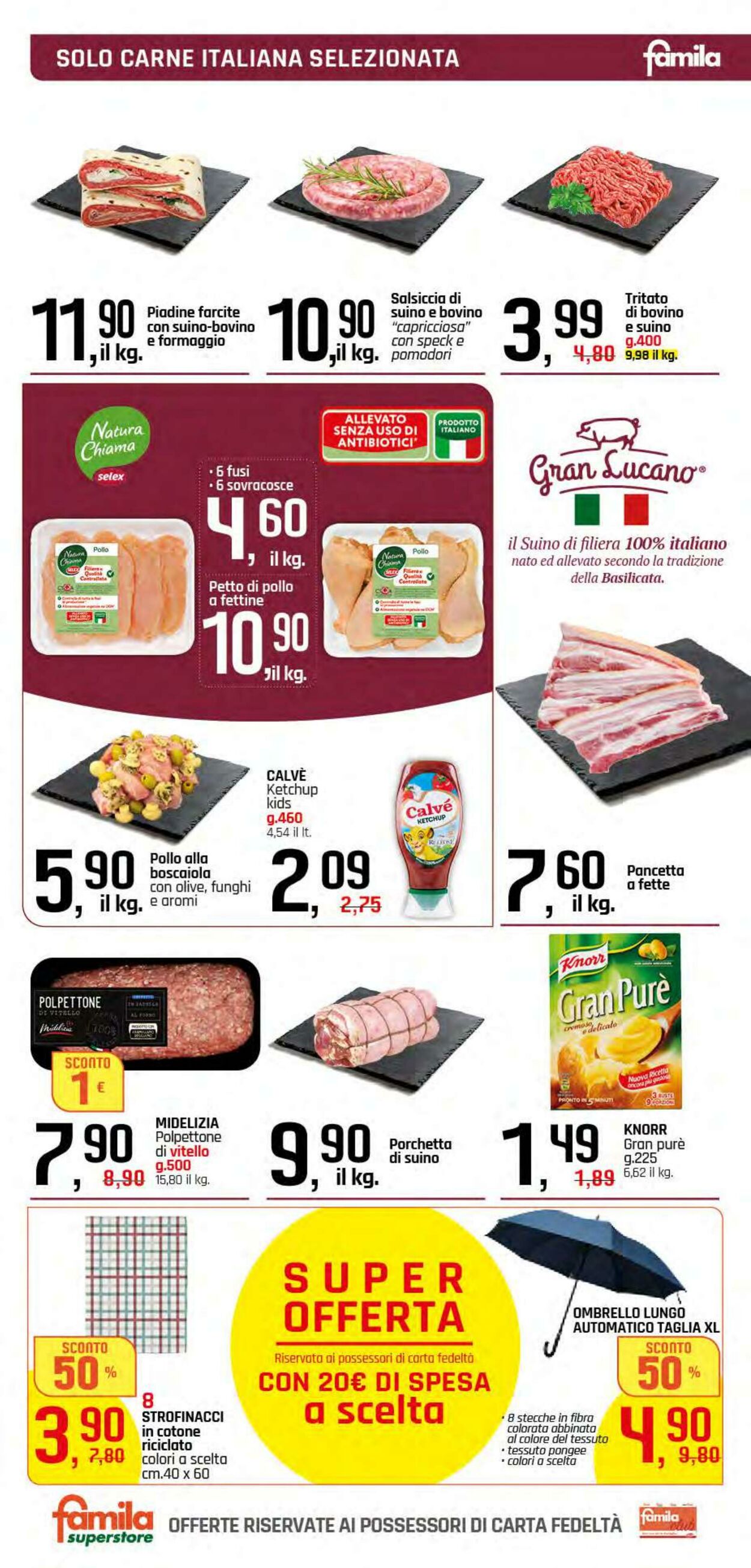 Volantino Famila 16.10.2025 - 25.10.2025