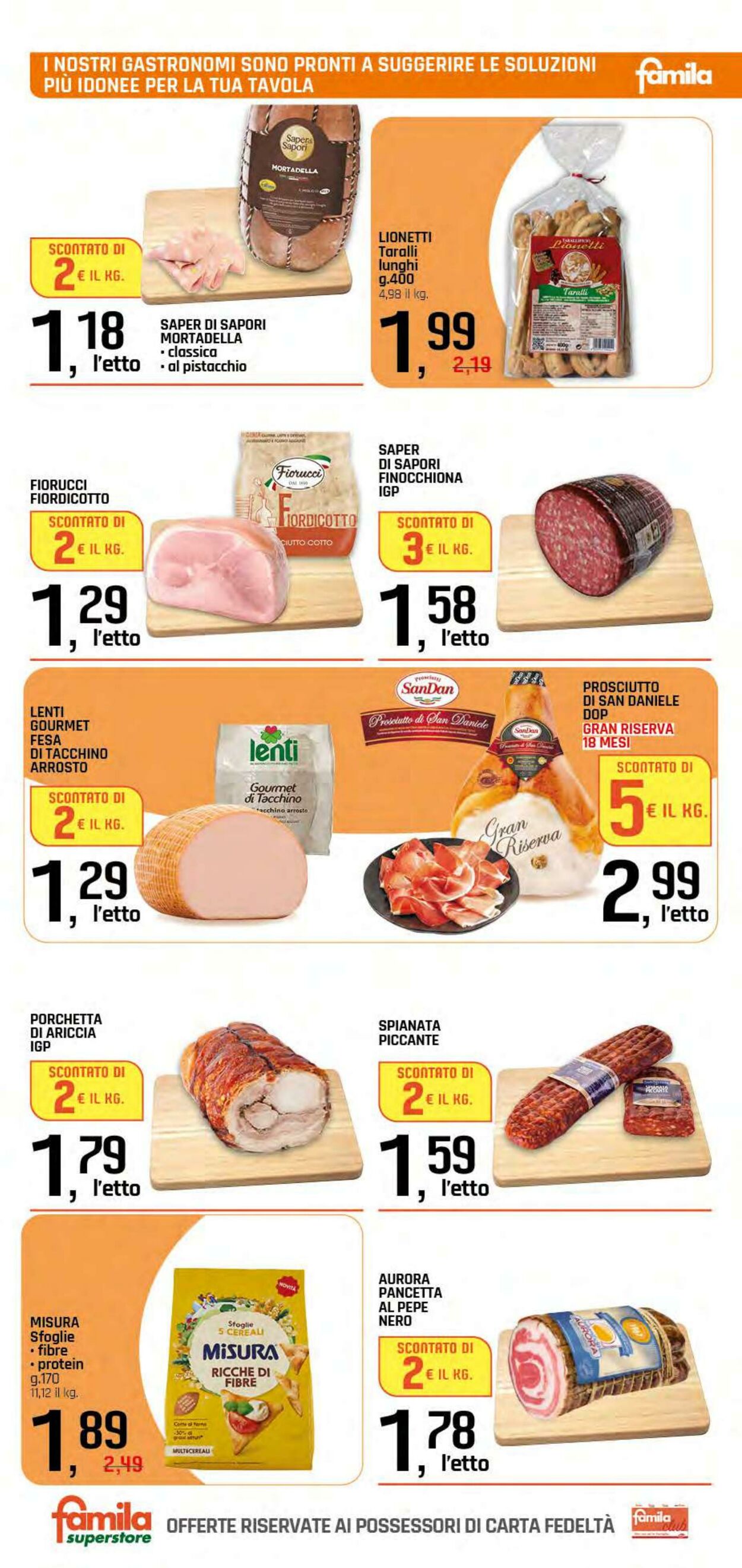 Volantino Famila 16.10.2025 - 25.10.2025