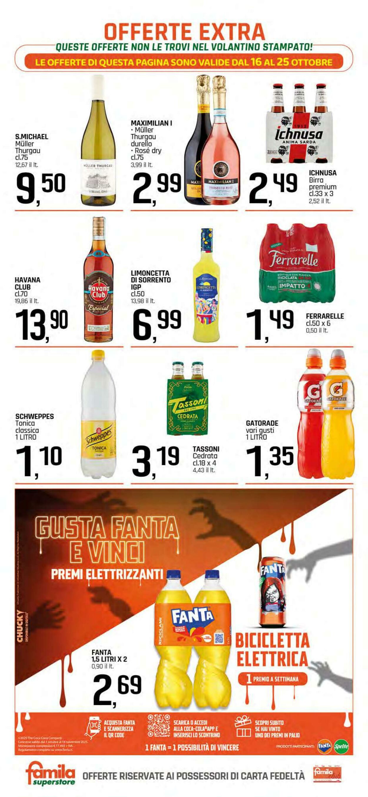Volantino Famila 16.10.2025 - 25.10.2025