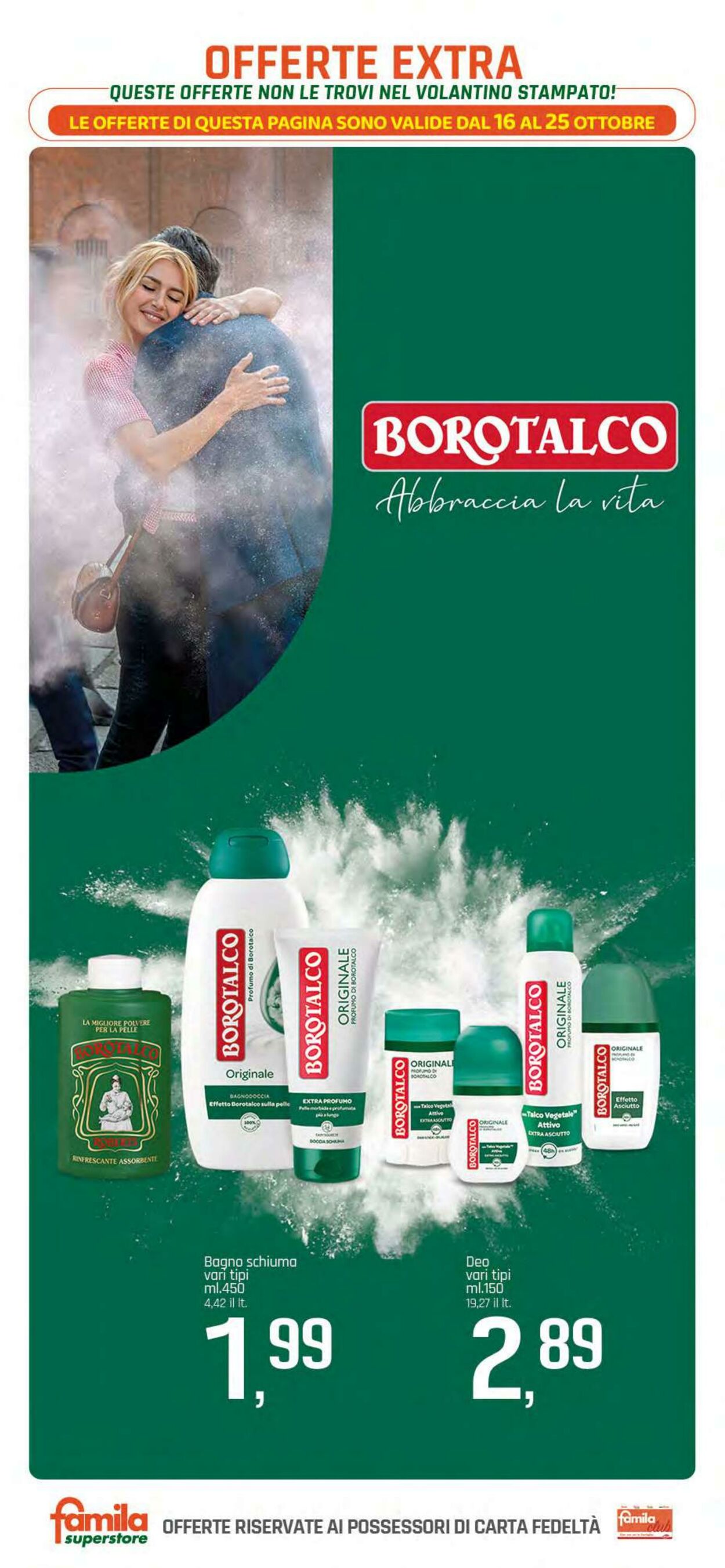 Volantino Famila 16.10.2025 - 25.10.2025