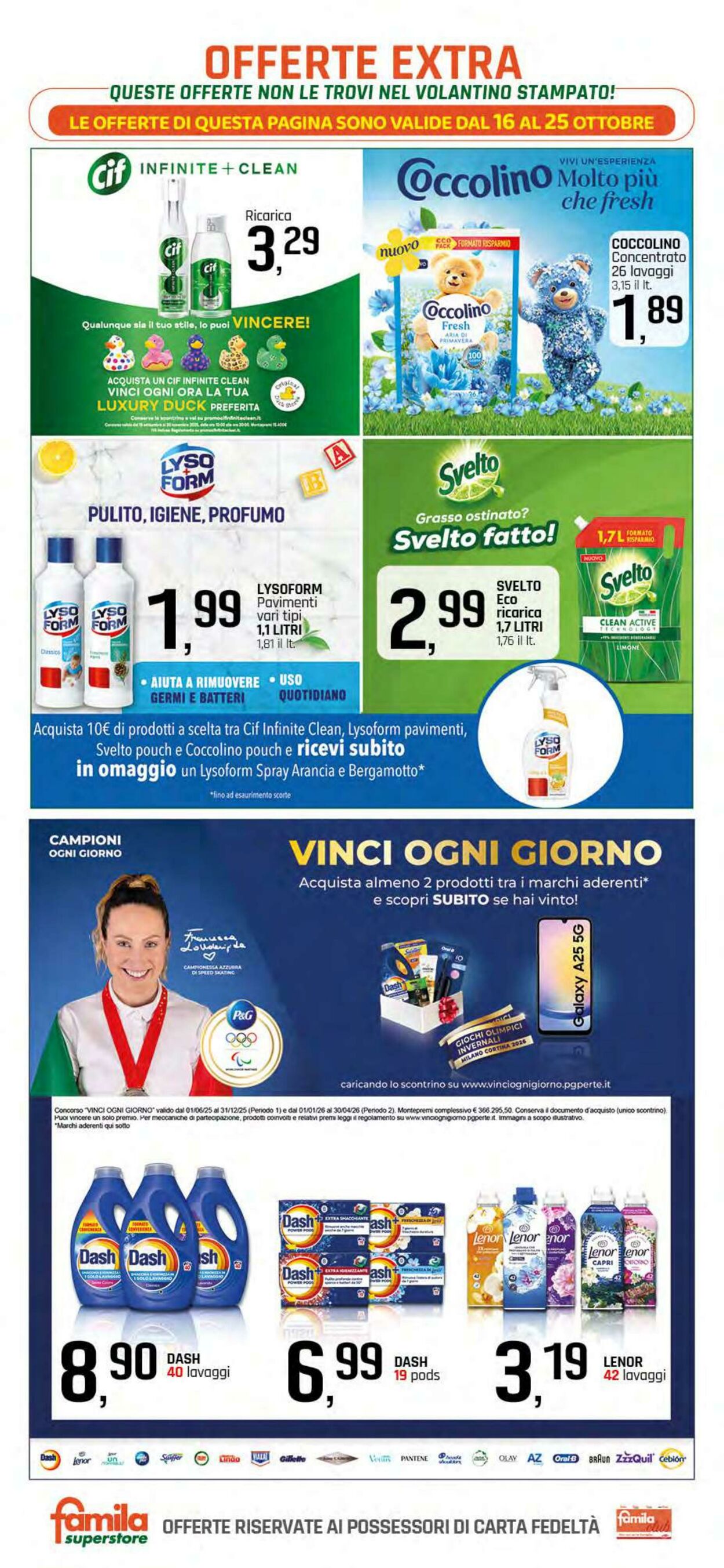 Volantino Famila 16.10.2025 - 25.10.2025