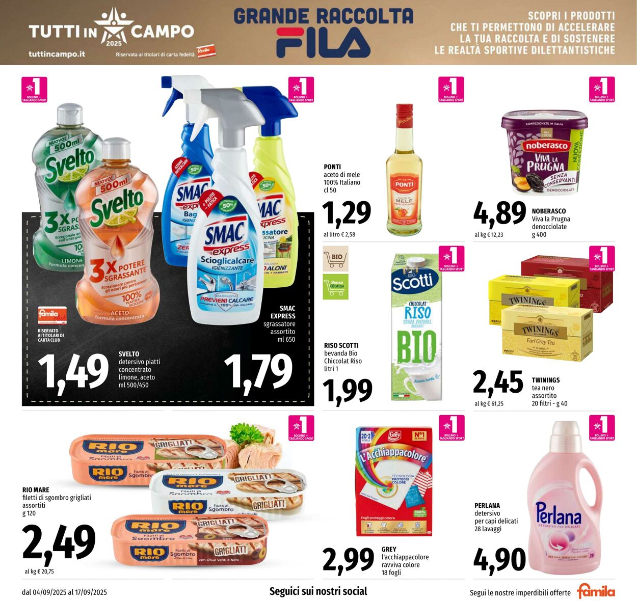 Volantino Famila 04.09.2025 - 17.09.2025