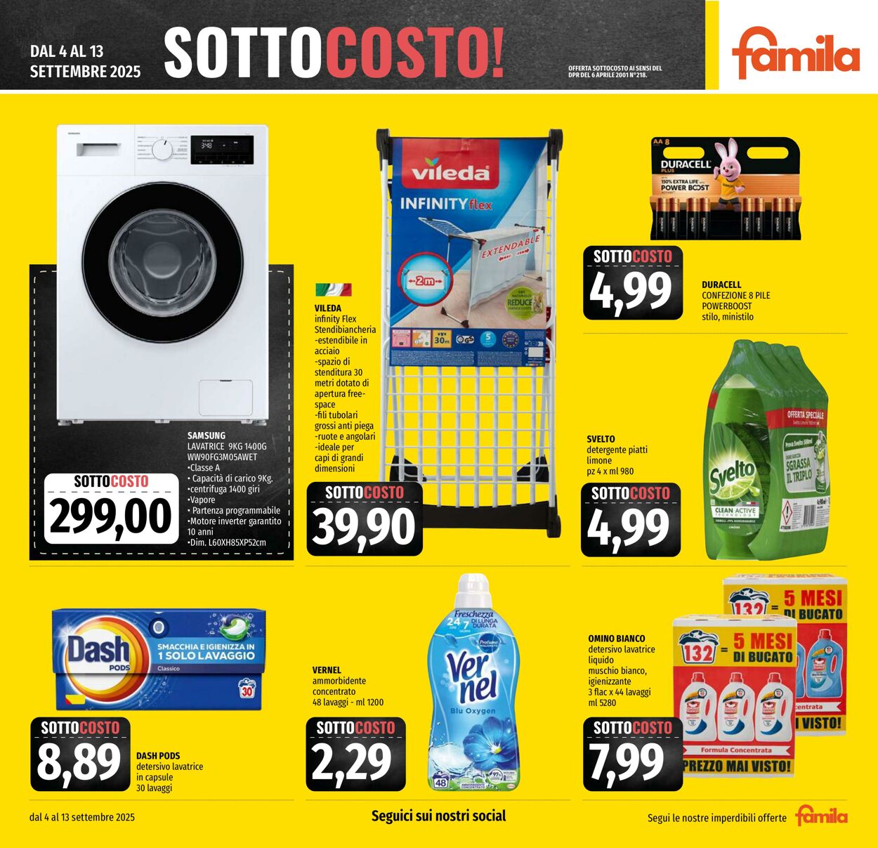 Volantino Famila 04.09.2025 - 17.09.2025