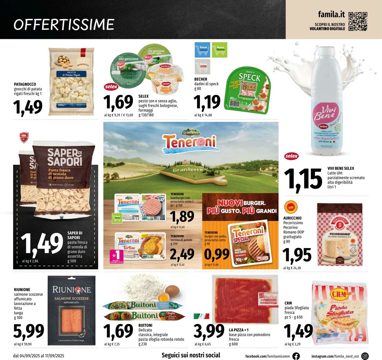 Volantino Famila 04.09.2025 - 17.09.2025