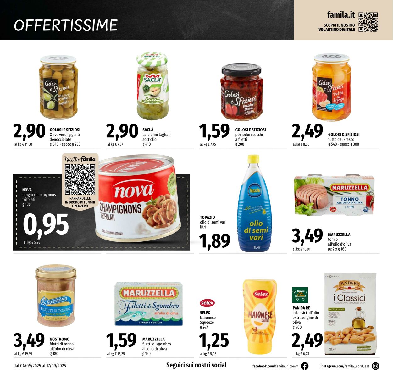 Volantino Famila 04.09.2025 - 17.09.2025