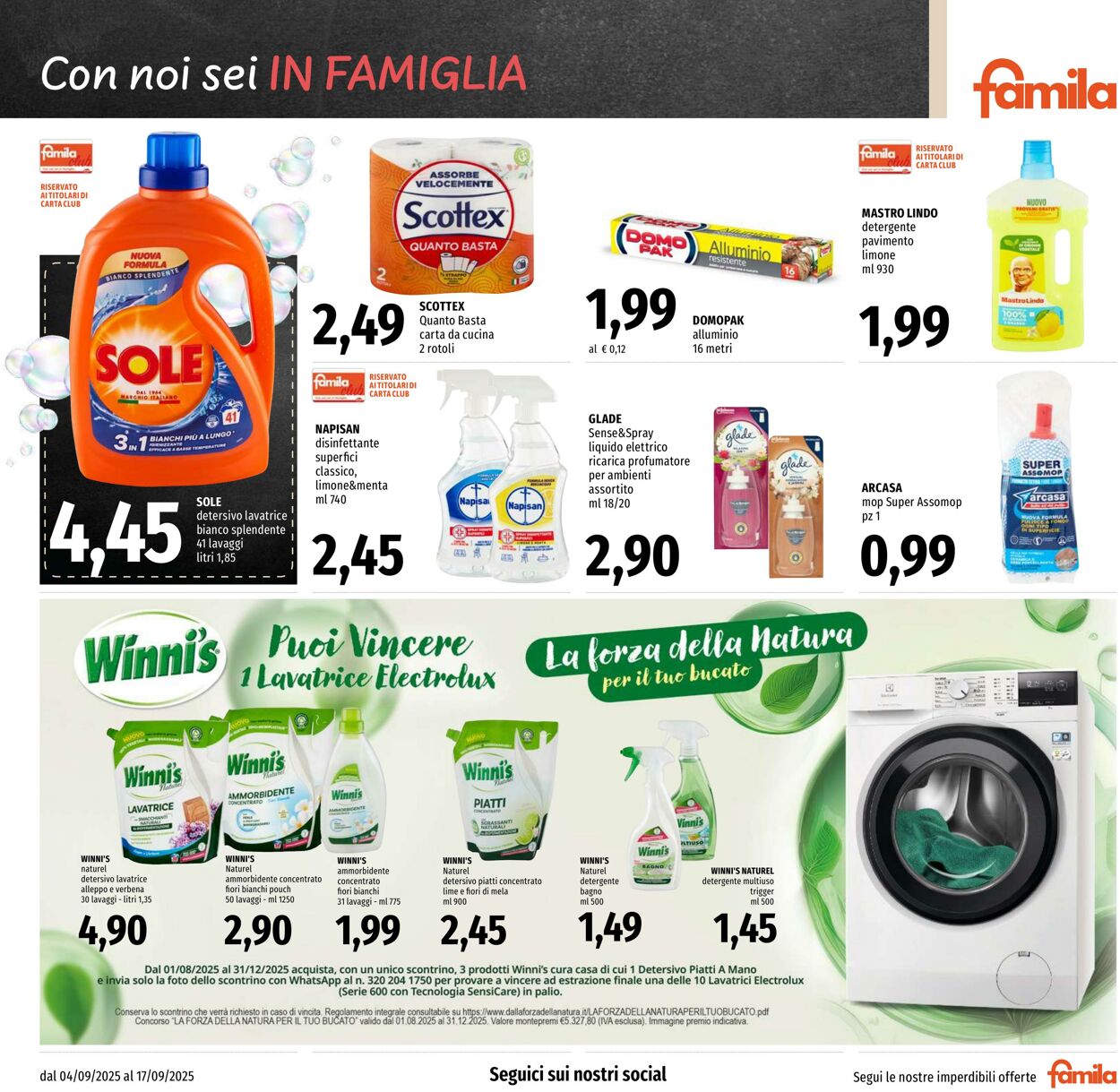 Volantino Famila 04.09.2025 - 17.09.2025