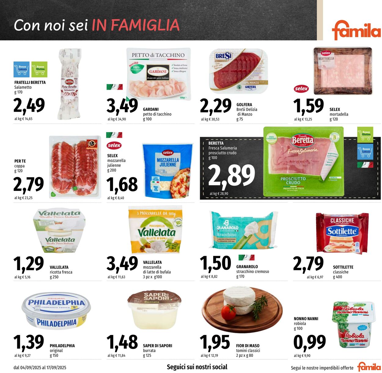 Volantino Famila 04.09.2025 - 17.09.2025