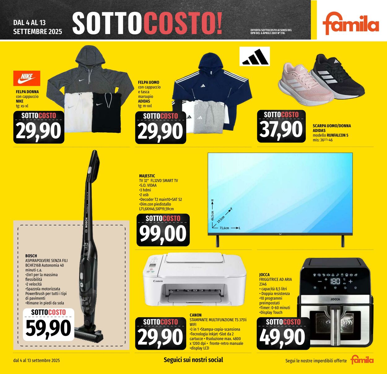 Volantino Famila 04.09.2025 - 17.09.2025