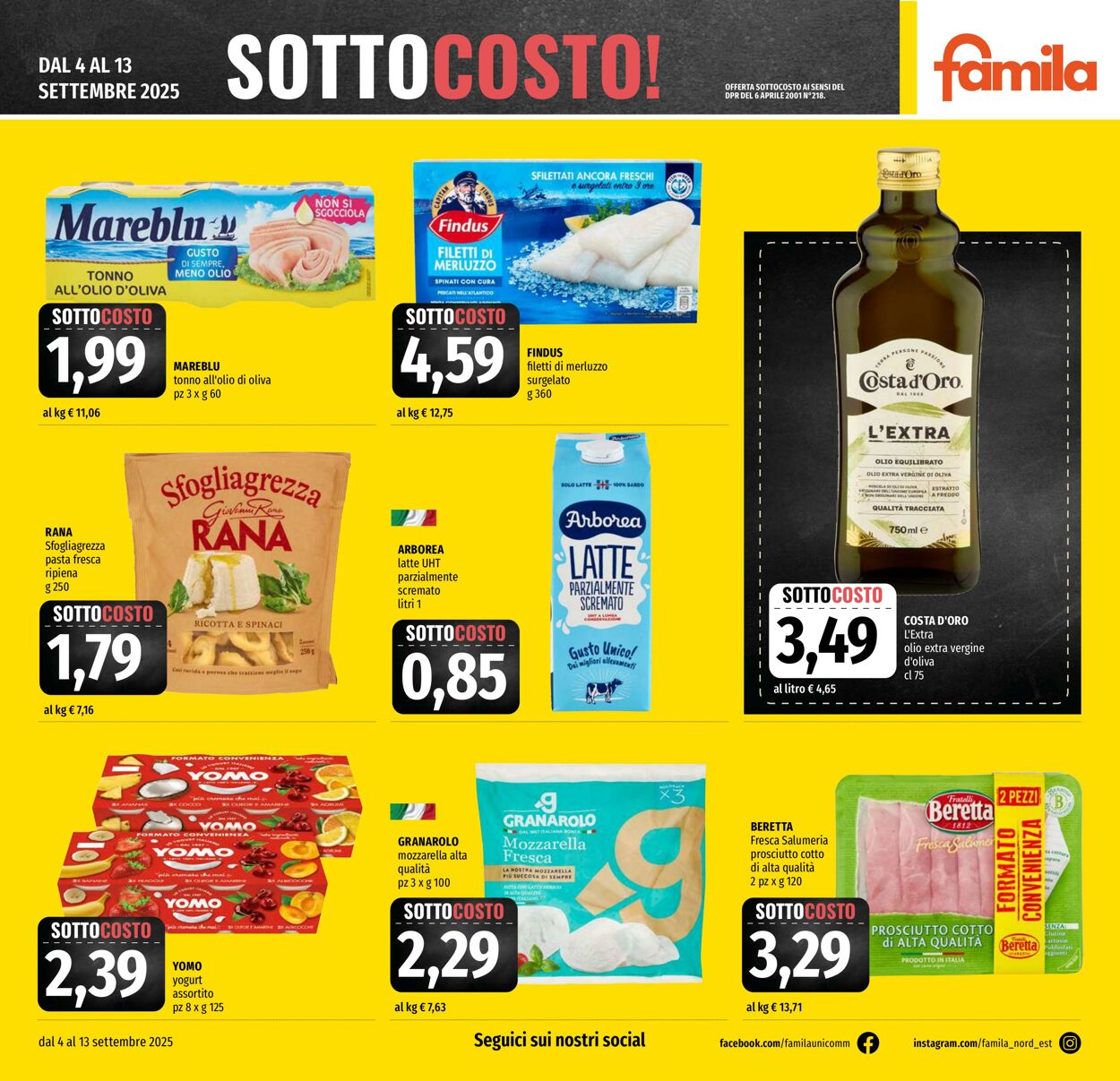 Volantino Famila 04.09.2025 - 17.09.2025