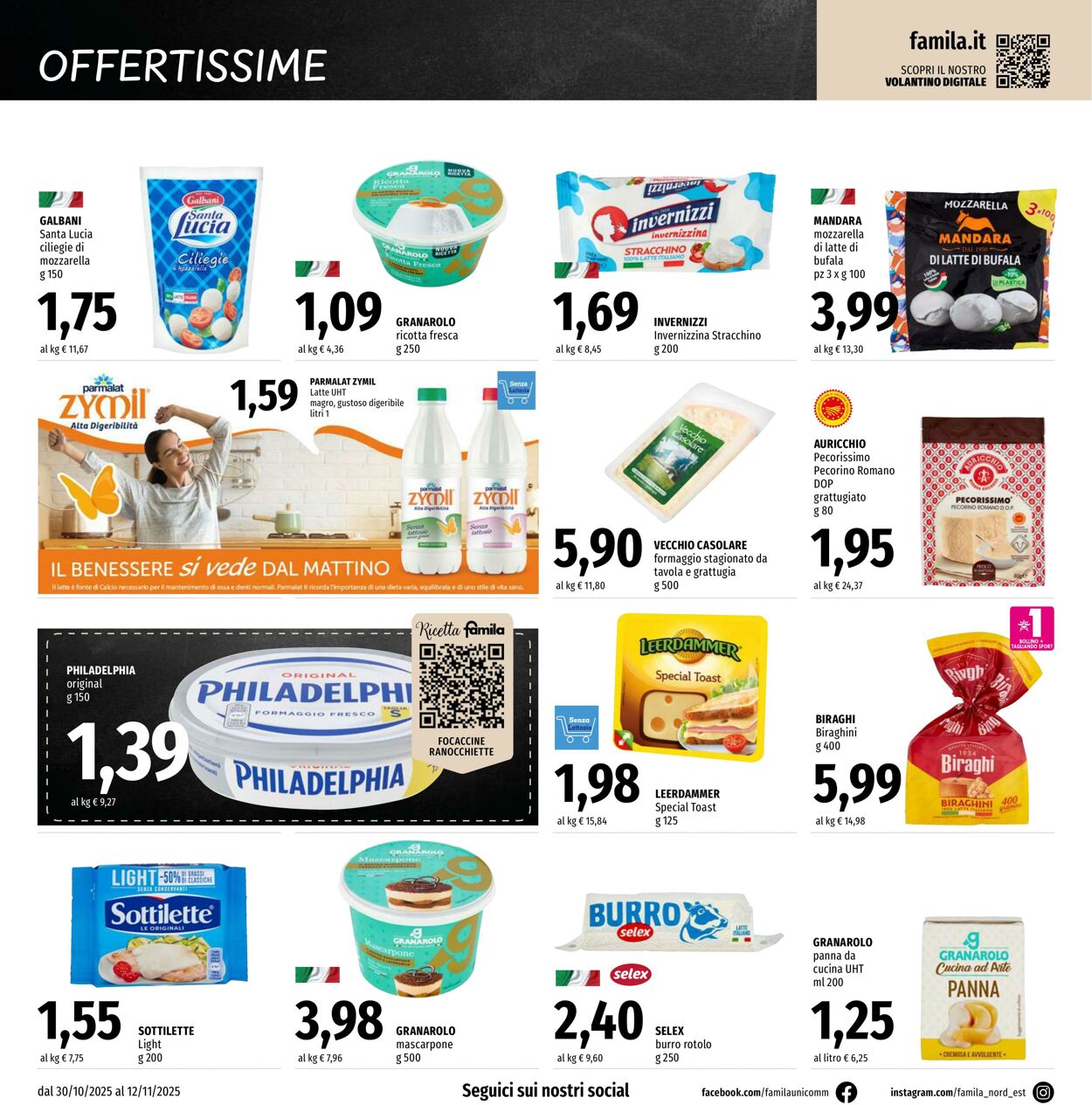 Volantino Famila 30.10.2025 - 12.11.2025